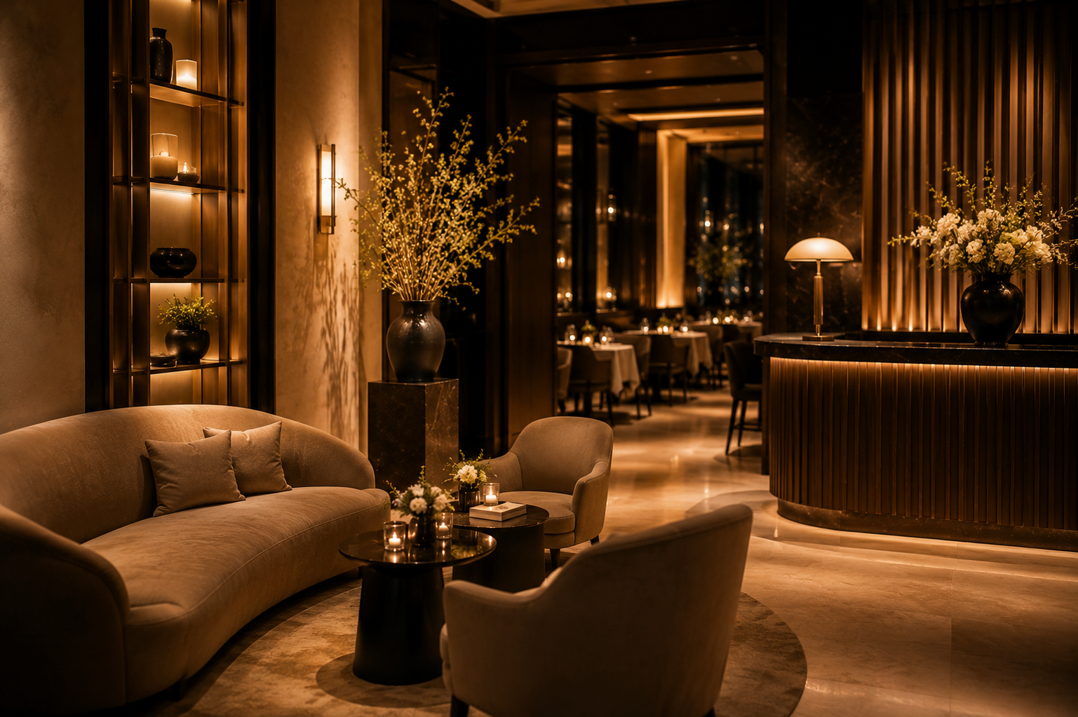 Lounge und Empfang