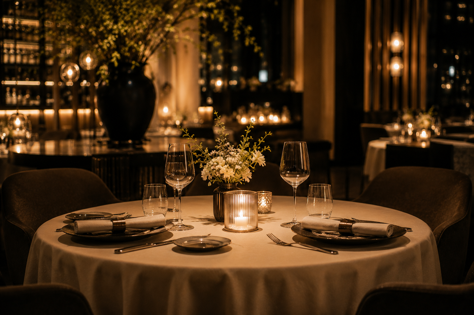 Gedeckter Tisch im Maison Aurelia
