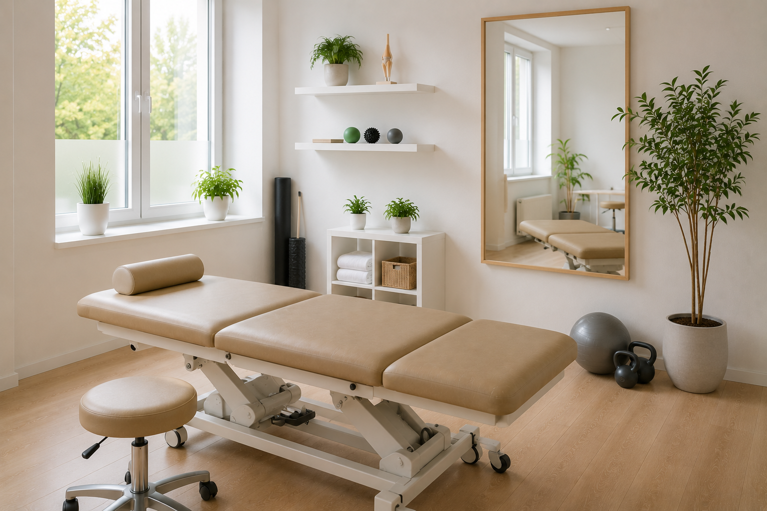 Behandlungsraum der Physiotherapiepraxis