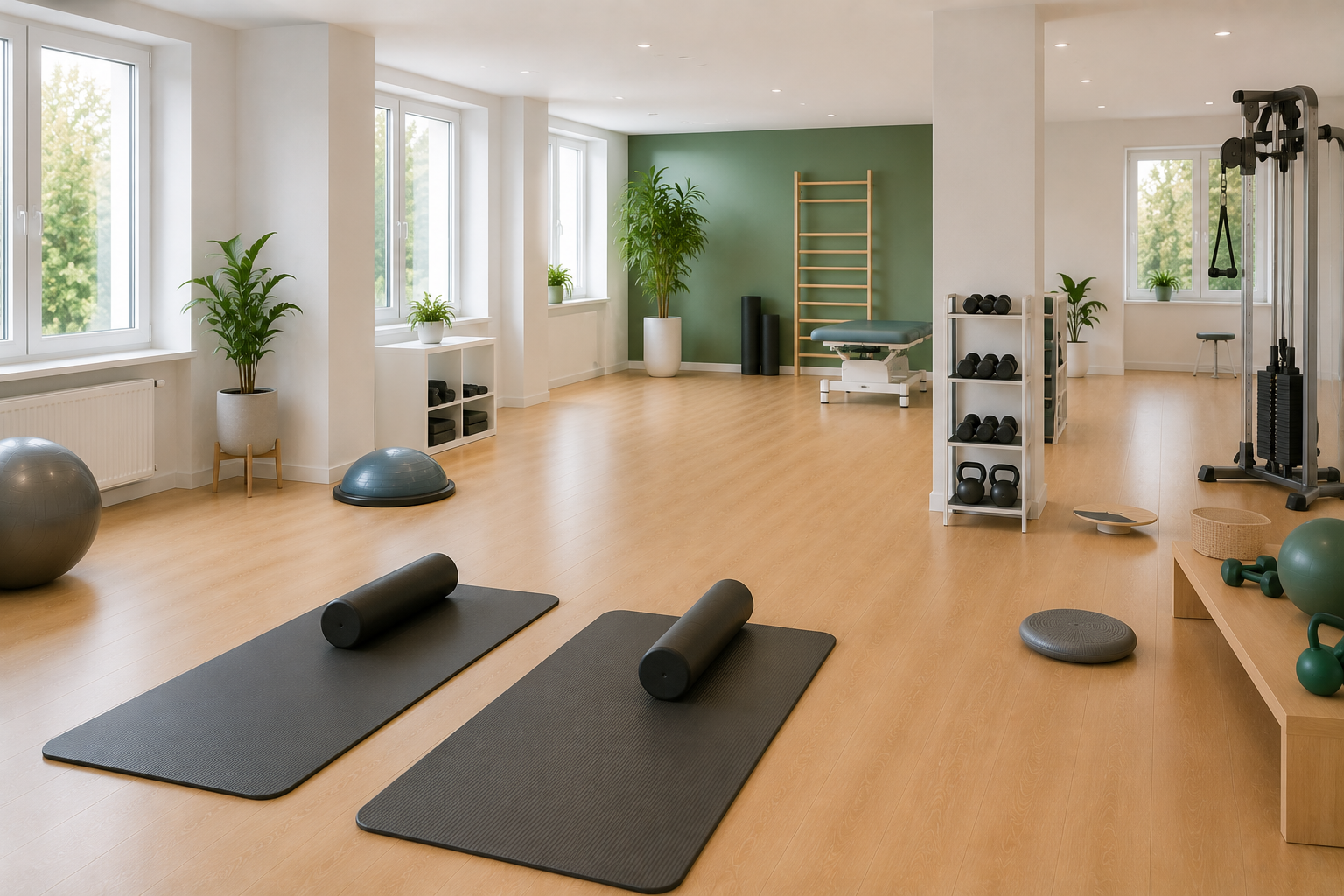 Trainingsbereich für physiotherapeutische Übungen